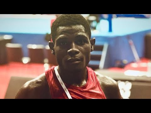 AFRICA Olympic Boxing Q-SHAFIC Mawanda Unanimously Defeat Senegelase Pape Mamadou Wow