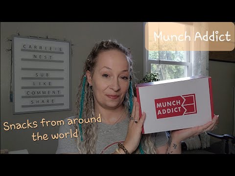 Munch Addict Unboxing • Let's try snacks from around the world • #munchaddict #unboxing