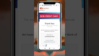 Bank Of Baroda Easy Credit Card Apply ! #shorts #youtubeshorts #bankofbaroda