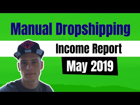 eBay Manual Dropshipping UK Income Report May 2019