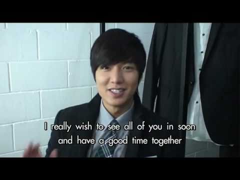 Leeminho Greeting Thailand eng