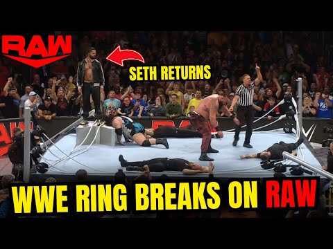 WWE RAW Review | The Ring Breaks & Seth Rollins Returns!