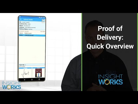 Proof of Delivery - Quick Overview