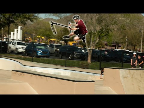 BATTLING A HUGE SKATEPARK GAP