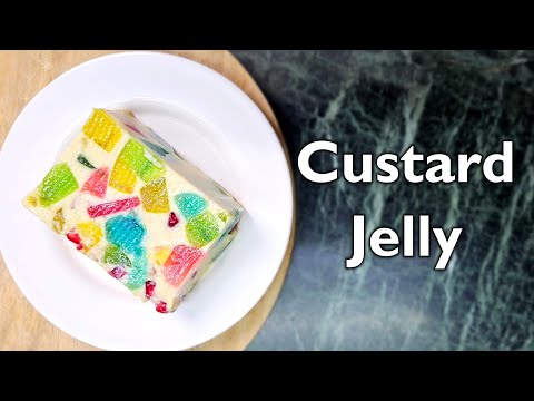 Very Easy Custard Jelly Pudding