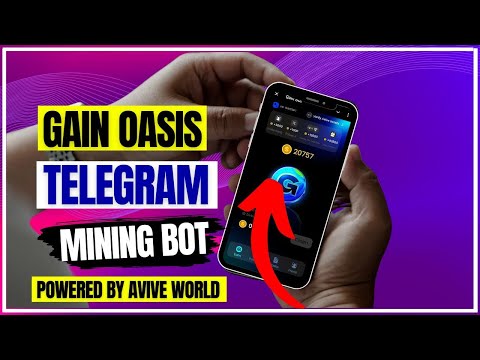 Gain Oasis Telegram Mining || How To Link Your OKX Wallet To Gain Oasis || Supported By Avive