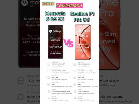 Moto G 85 5G vs Realme P1 pro 5G 👍 realme p1 pro 5g review 😲 moto g 85 5g#tecnicalguruji #vairalshor