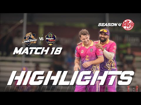 GT20 Canada Season 4 | Match - 18 | Surrey Jaguars vs Bangla Tigers Mississauga | Highlights