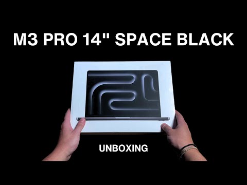 MacBook Pro M3 Pro Space Black Unboxing