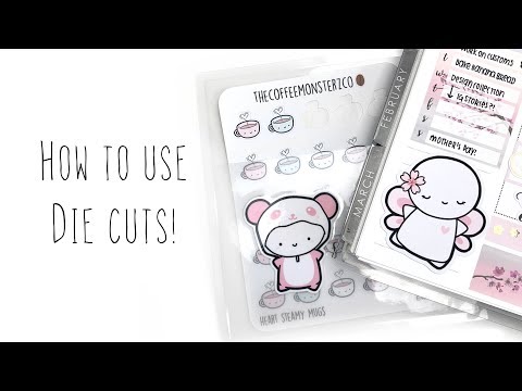 3 Easy ways to Use Die Cuts in your Planner!