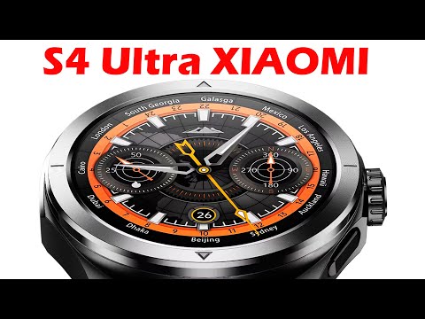 S4 Ultra XIAOMI GPS Sport Smart Watch Men Bracelet AMOLED HD Screen Bluetooth Call NFC Heart Rate