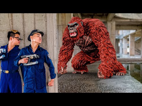 King Kong VS Police  | Kingdom of the Planet of the Apes 2 VS Jurassic Park 4 | The Movies (2024)