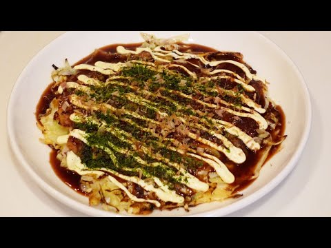 【Okonomiyaki】Jpanese home cooking