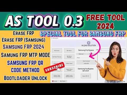 AS Tool V0.3: The Ultimate Samsung FRP Bypass Solution (2024 Update)