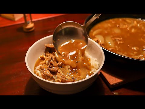 深夜のカレーそうめん。赤缶カレーで簡単レシピ。