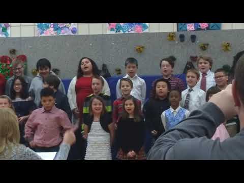 Wyatt's Xmas concert 2018 4th grade