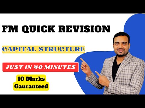 Capital Structure Revision lecture| FM Revision series| Ca Prakash Patel