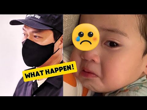 WHAT HAPPEN! BABY ALKONG CRIED A LOT! HYUN BIN LEAVING HIS FAMILY FOR THIS REASON!