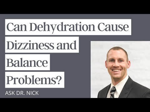 Can Dehydration Cause Dizziness and Balance Problems?