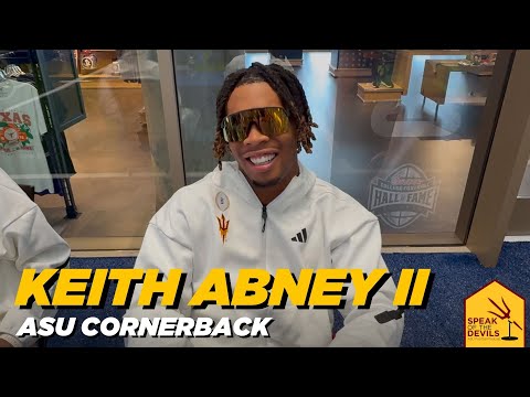 ASU CB Keith Abney II on facing the Texas WRs