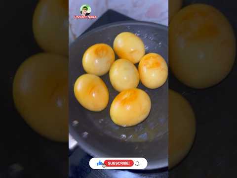 Boiled egg fry recipe / Anda fry #shorts #youtubeshorts #shorts #shortvideo