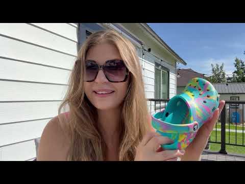 Crocs Kids' Classic Marbled Tie Dye Clog Review Colorful Comfort for Little Explorers!