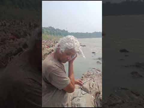 At the Dhuadhar falls in Jabalpur....