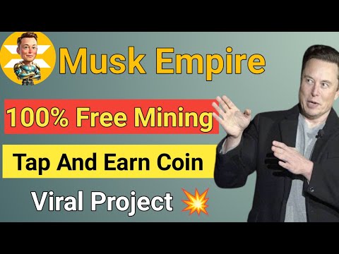 Musk empire airdrop || X empire telegram bot || Telegram airdrop bot today