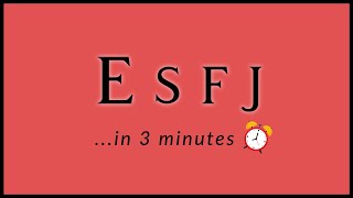 How To Spot an ESFJ in 3 Minutes...