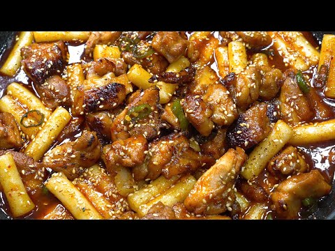 [SUB] Sweet and Spicy Korean BBQ Chicken | Best Korean Chicken Recipe (No Oven)