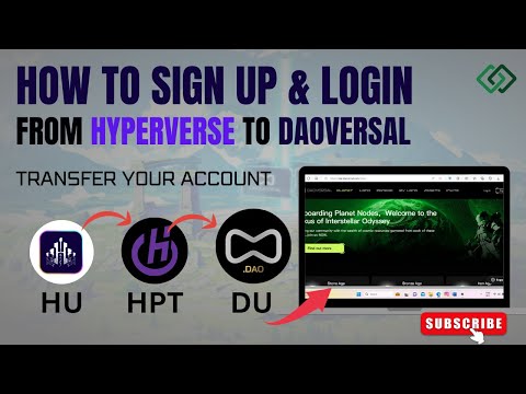 HOW TO SIGN UP AND LOGIN TO DAOVERSAL || HYPERCOMMUNITY TO DAOVERSAL ||