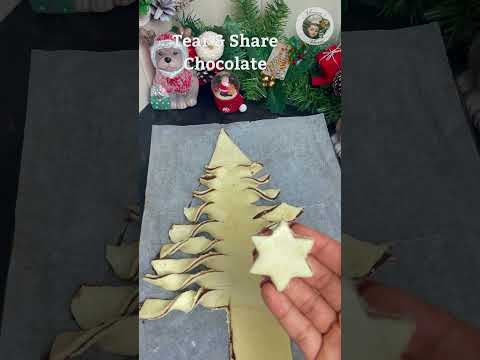 Tear & Share Nutella Christmas Tree / Easy Christmas Recipe/ Meenus Menu #christmas #baking #shorts