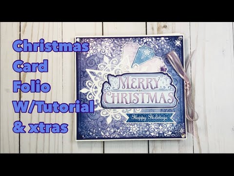 Using up my Scraps | Card Folio w/tutorial plus some Xtras | Heartfelt Creations Holiday Star