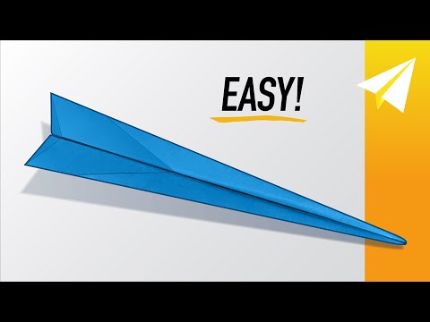 EASY Paper Airplane That Flies REALLY Far! How to Make the BEST Paper Airplane for Distance — Bolt