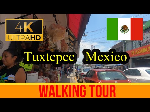 🇲🇽【4K 60fps】 Tuxtepec ~ Walking Tour - Mexico