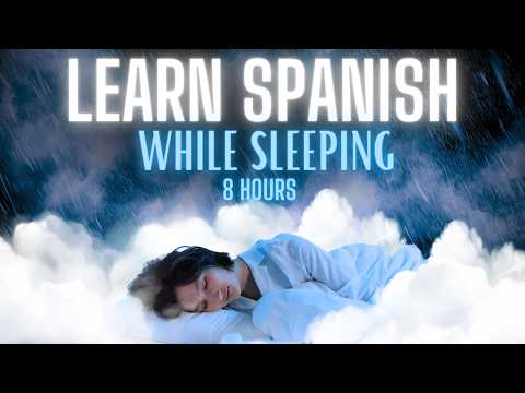 Learn Spanish Effortlessly! Sleep Learning with Rain Sounds