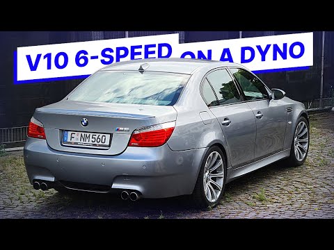 How Much Power Does a High-Mileage V10 BMW E60 M5 Make?