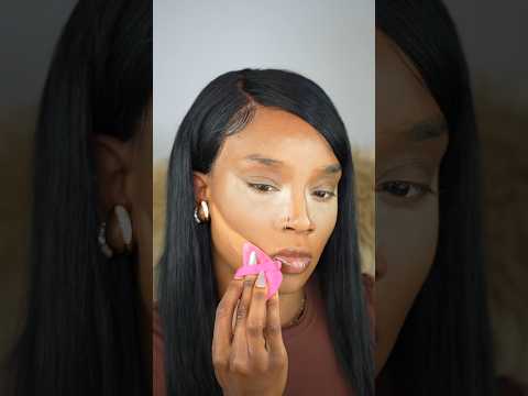 Quick foundation routine #makeupvideos #makeuptutorial #fenty