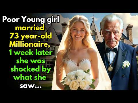 Poor Young girl married 73-year-old Millionaire, 1 week later she was shocked by what she saw...