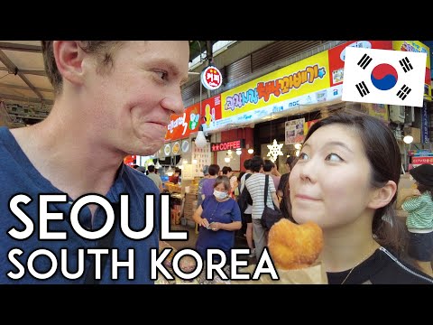 First Impressions of SEOUL, South Korea (STREET FOOD)