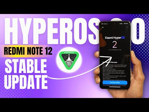 Stable HyperOS 2.0 Update for Redmi Note 12 is Here 🚀 GLOBAL/INDIA (Android 15) ✅