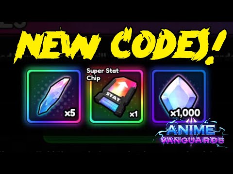 UPDATE 1 NEW CODES IN ANIME VANGUARDS!