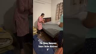 Unwrapping my first luxury mattress 😚🤌 The sleep company smart ortho 8 inch mattress