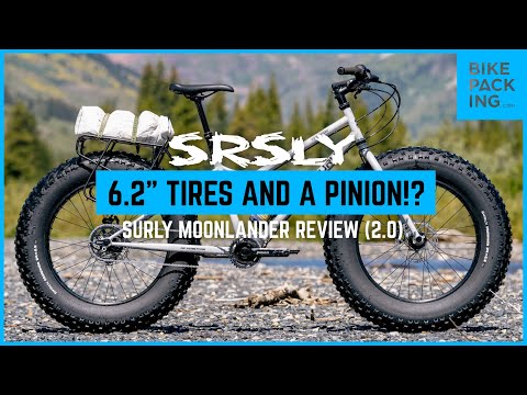 Surly Moonlander Review (2.0) -- SRSLY, 6.2" Tires and a Pinion!?