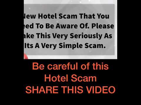 Hotel Scam Alert 2019