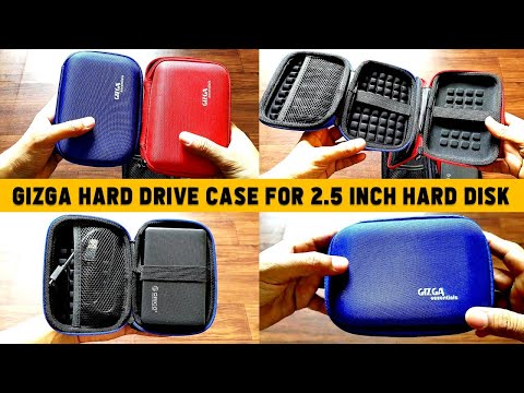 Gizga Essentials 2.5-inch Hard Drive Disk Case  | Hard Disk Case Shockproof Data Safety for Travel