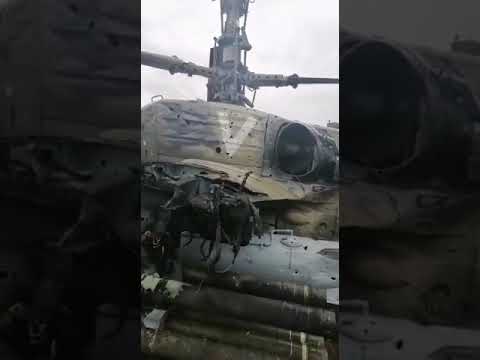 Russian #ka52alligator #crash in #ukraine