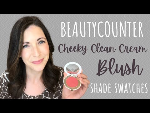 Beautycounter Cheeky Clean Cream Blush | How to Best Apply | All 8 Shades Swatched