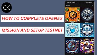 How To Complete OpenEX Mission And Set Up Long Testnet On OEX App