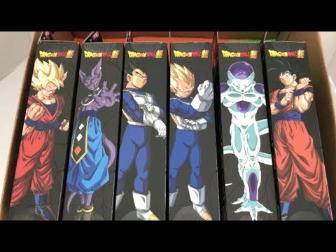 Dragon Ball Super Stars Series 1 and 2 Goku Vegeta Beerus Frieza Super Saiyan Goku and Vegeta